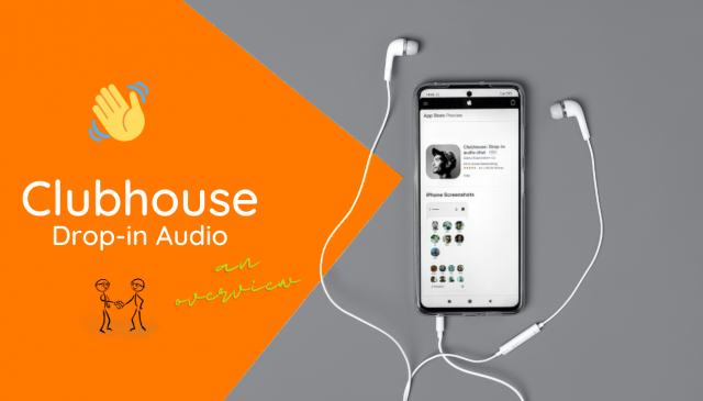 Cell phone that is logged into the newest social media trend Clubhouse. But is it all hype?